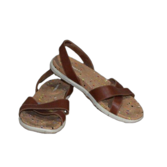 Merrell Shoes - MERRELL "SYRAH" SANDALS - SIZE 9 - BROWN LEATHER